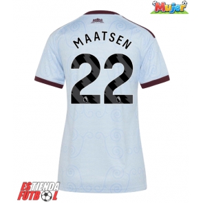 Aston Villa Ian Maatsen #22 Tercera Equipación Mujer 2026-27 Manga Corta